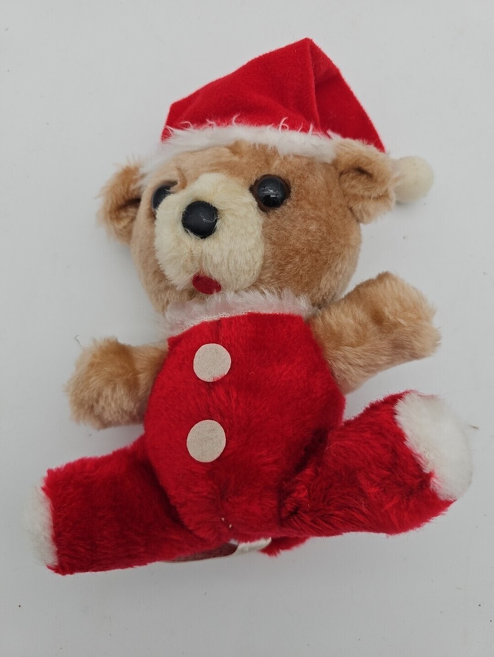 Jolly Christmas Bear 1978 Russ Berrie & Co Inc. Pre-Owned